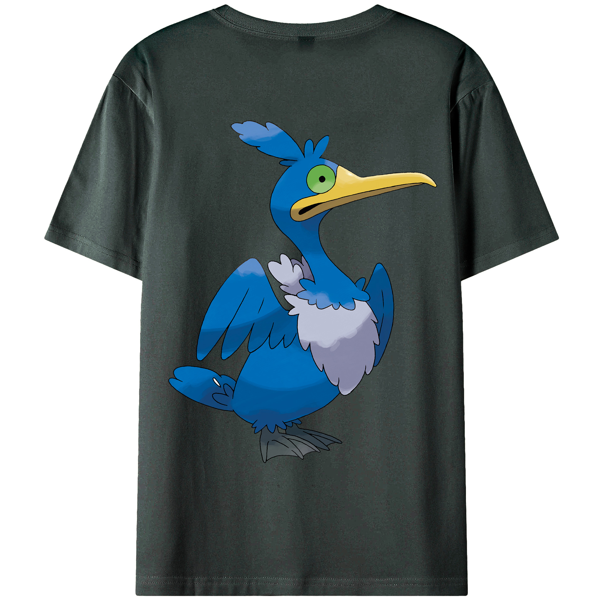 （画像用） ポケットモンスター Pokémon 綿100％ メンズ半袖Tシャツ（バックプリント） 通気性
